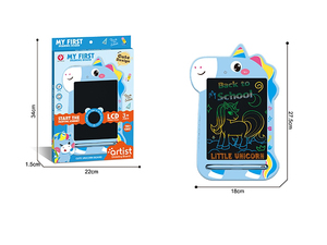 Gioco Educativo Interattivo per Bambini con Puzzle di Animali (<span class=keywords><strong>Volpe</strong></span>, Cavallo, Elefante, Bradipo) e Lavagna LCD per Disegnare e Scrivere - Product Image 4