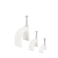 RUNBO Clip de câble en plastique de haute qualité Type de clou rond avec clips de câble de 6mm