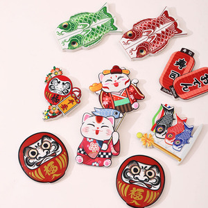 แม่เหล็กติดตู้เย็นของที่ระลึกจากญี่ปุ่น แมวกวัก ดารุมะ ซูชิ โคมไฟ + ชุด/สั่งทำ/ขายส่ง - Product Image 2