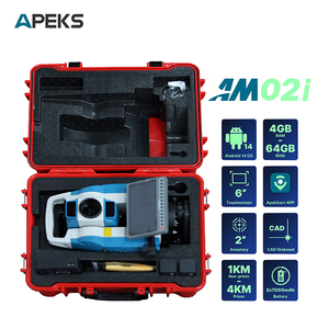 Station totale intelligente APEKS AM02i Android 14, précision 2'', portée sans réflecteur 1000m, 4+64 Go, équipement de topographie - Product Image 5