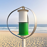 Turbine éolienne respectueuse des animaux domestiques à faible bruit 300W-3KW 1000W 48V-220V Électricité gratuite Haute efficacité Générateur éolien d'Archimède