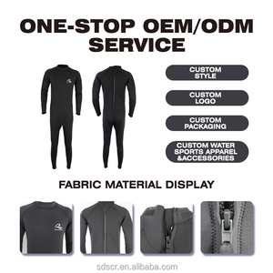 Traje de Neopreno de Cuerpo Entero para Hombre <span class=keywords><strong>y</strong></span> Mujer, 3mm, Aislamiento Térmico, Protección UV, Ajuste Cómodo, Fácil de Poner <span class=keywords><strong>y</strong></span> Quitar - Product Image 4