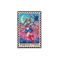 Broche de Sailor Moon, insignia de aleación, pin para mochila con diseño de chica japonesa