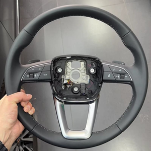 Volant en cuir chauffant noir personnalisé de haute qualité pour Audi TT <span class=keywords><strong>RS</strong></span> A3 A4 A5 A6 A7 A8 S3 S5 C8 SQ5 RS5 RS6 RS7 SQ3 B8 B9 - Product Image 4