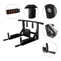 Barre de traction murale multifonctionnelle en acier durable CooSport Fitness et station de dips