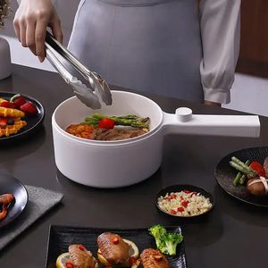 Cuisinière électrique multifonctionnelle Cuisinière antiadhésive Mini petite cuisinière électrique <span class=keywords><strong>Wok</strong></span> électrique domestique Un double usage - Product Image 5