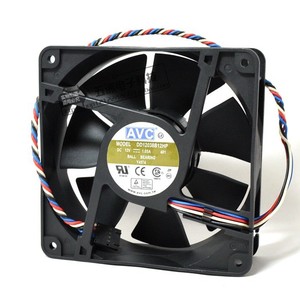 Ventilador de servidor AVC 120x120x38mm 12V con rodamiento de bolas para servidor Dell DD12038B12HP - Product Image 1