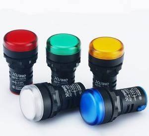 Luces indicadoras de panel, lámpara piloto led 220, 24V DC, lámpara de señal de equipo eléctrico para AC/DC12V 48V 380V - Product Image 1