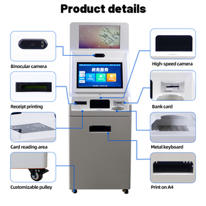 Financiële Kiosk Zelf Scannen En Afdrukken Van Creditcard Lezer Camera Betaalterminal <span class=keywords><strong>Atm</strong></span> Machine Betaling Kiosken - Product Image 2