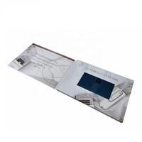 Écran Lcd Tft carte de vœux vidéo publicité carte LCD Business vidéo livret