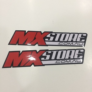 Pegatinas Adhesivas Impresas Personalizadas con el Logotipo de la Tienda MX para Motocross y Decoración de Vehículos - Product Image 2