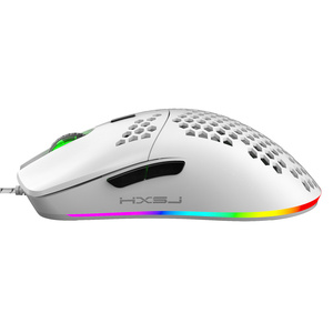 Tốt nhất bán HXSJ j900 Marco lập trình Ergonomic <span class=keywords><strong>6D</strong></span> Led thở RGB quang <span class=keywords><strong>USB</strong></span> trình điều khiển Trắng PC Chuột chơi <span class=keywords><strong>game</strong></span> - Product Image 4
