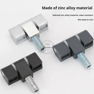 Niwo CL206-3B hiện đại sáng Chrome Kẽm hợp kim Bản lề màu đen hộp phân phối bản lề tủ bản lề trung tâm gắn kết chuyển đổi bản lề tủ - Product Image 3