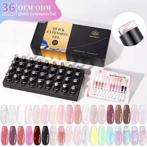 BORN PRETTY PRO 36 couleurs tendance extension rapide Biab Gel Polish Kit Fournisseur professionnel d'ongles Constructeur de gel 15ml dans un ensemble de bouteilles - Product Image 6