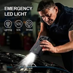 Démarreur de voiture multifonction avec compresseur d'air et sortie de pointe de 4000A pour voitures à <span class=keywords><strong>essence</strong></span> et diesel - Product Image 3