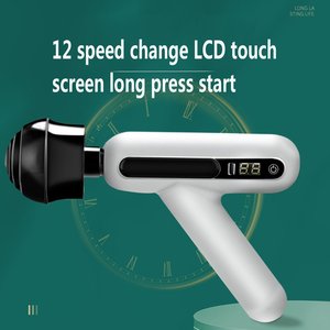 Mini pistolet de massage en alliage d'aluminium avec compresse chaude, appareil de massage musculaire profond pour fascias et tissus, machine de massage de poche avec ventilateur - Product Image 5