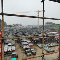 Estructura de Techo de Acero Prefabricado para Estadio, Estructura de Techo de Metal para Cancha de Tenis, Techo de Metal con Canal CLÁSICO