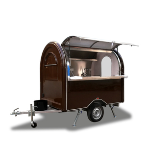 Jujiukung — kiosque de restauration rapide, centre de table mobile <span class=keywords><strong>en</strong></span> fibre de verre, brun brillant et personnalisé, de style rond, de chine - Product Image 1