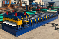 Machine automatique de traitement des tôles métalliques, machine de fabrication de tuiles de toiture avec système de contrôle PLC Delta