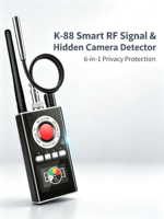 Détecteur de caméra espion anti-espionnage professionnel K88, détecteur de signal sans fil, détection magnétique, scanner de localisation GPS pour la confidentialité personnelle