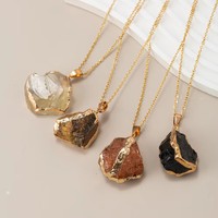 Pendentif hexagonal sculpté en améthyste GN de haute qualité, pierre originale, cristal rose jaune, accessoires de bijoux DIY