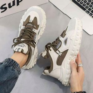 Zapatillas Deportivas de Malla de Alta Calidad para Hombre, con Cordones, Punta Redonda, Transpirables, Estilo Casual, Suela Gruesa, para Todas las Temporadas - Product Image 4