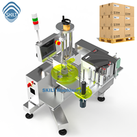 Etiquetadora de Impresión y Aplicación en Línea SKILT para Palés de Cartón, Integración con Software para PC, Etiquetadora de Cajas de Cartón con Impresión de Fecha y Lote