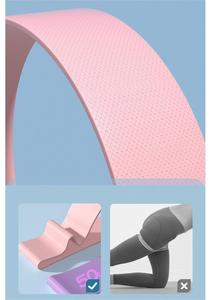 Bande de Tension en Silicone pour Yoga et Fitness, <span class=keywords><strong>Ceinture</strong></span> d'Étirement et Anneau pour Entraînement des Hanches, Squats, Renforcement Musculaire et Remodelage Corporel - Product Image 4