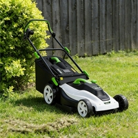 Cortadora de Césped Manual Vetex al por Mayor, 220V, Cortadora de Césped Eléctrica con Cable, Cortadora de Césped Ecológica con Ruedas para Jardín Doméstico