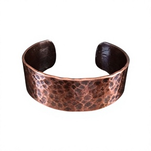 Handmade <b>Copper</b> Bracelet with Polished Surface Finish Suitable for Daily Wear and Gift Giving Occasions - Product Image 1