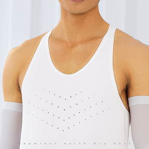 OEM Custom Muscle Drop Arm Muscle <b>Stringer</b> Tank Tops Sets for Men Summer Men O-neck Tank Top Men With Curved Bottom - Product Image 1