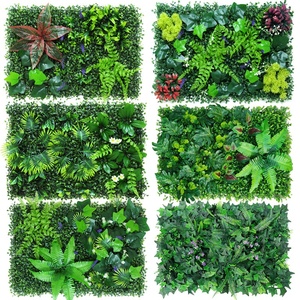 Mur végétal en plastique pour fond de scène, porte, simulation de plantes, gazon artificiel, pour magasin, mur de plantes artificielles en gros - Product Image 1