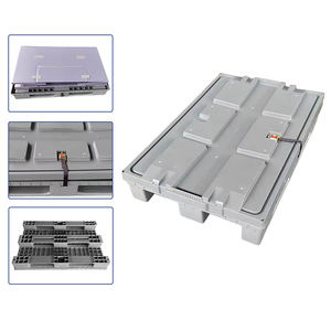 Respectueux de l'environnement en plastique réutilisable pliable manchon de palette Pack boîtes pliable conteneur <span class=keywords><strong>Polybox</strong></span> avec couvercle - Product Image 3
