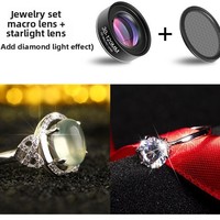 Objectif macro externe universel professionnel pliable en alliage haute définition pour accessoires de jeu de téléphone portable