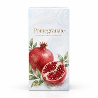 Op maat gemaakte granaatappel cadeaudoos herfstkunstdesign zachte zaadfruit stevige deksel basisverpakking groothandel OEM op maat