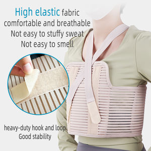Ceinture de soutien thoracique médicale réglable, protection professionnelle moderne, pour côtes cassées, disloquées, en nylon et coton - Product Image 2
