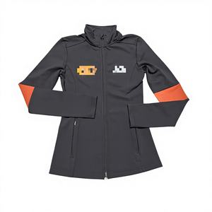 Ensemble de sport pour femme, uni, avec logo frontal, pour le <span class=keywords><strong>yoga</strong></span> et l'échauffement, très extensible, respirant, séchage rapide, doux, anti-humidité et élastique - Product Image 2