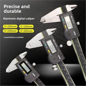 Calibrador Digital Electrónico de Alta Precisión UPM, Calibrador Digital y <span class=keywords><strong>Vernier</strong></span> de 0-150~300 mm, Herramienta de Medición Métrica y en Pulgadas de Acero Inoxidable - Product Image 4