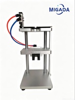 Coupe-pailles pneumatique semi-automatique pour parfum, 15-35 pièces/min, pour la découpe de tubes de flacons cosmétiques, haute vitesse, forme en V