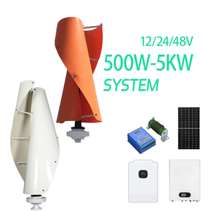 Máy phát điện tua bin gió trục đứng hiệu suất cao 1000w 12V 24V 48V khuyến mãi dành cho gia đình - Product Image 5