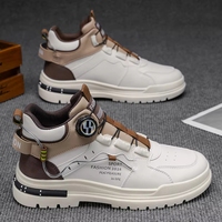 Bottes montantes pour hommes, style britannique rétro, chaussures décontractées les plus vendues, antidérapantes, haut de gamme, pour le travail, collection automne, vente en gros.