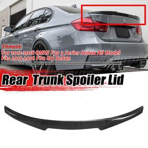 สปอยเลอร์หลังคาร์บอนไฟเบอร์แท้ทรง M4 สำหรับ BMW F30 F80 ซีรีส์ 3 รุ่น 335i 328i ซีดาน ปี 2012-2018 - Product Image 1