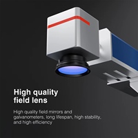 Gran oferta 10% de descuento Mini máquina de marcado láser de fibra JPT dorada máquina de grabado de etiqueta de perro para Metal 30W 50W 100W potencia 110x110mm área