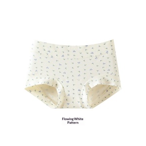 Culottes Boxer Courtes Sans Coutures Personnalisables pour Femmes – <span class=keywords><strong>Coton</strong></span> Respirant Antibactérien Taille Moyenne Couleur Unie - Product Image 6