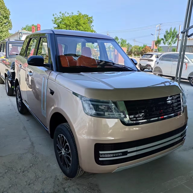 Factory Cheap Low Speed New Energy Electric Cars 5000w Superior Performance Four Wheel Electric Car with Solar Panels for Adult