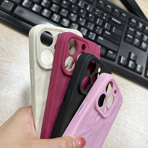 Custodia per telefono con texture arricciata e design pieghevole, carina e alla moda, antiurto, protezione completa, compatibile con <span class=keywords><strong>iPhone</strong></span> 17 16 <span class=keywords><strong>Pro</strong></span> Max 15 <span class=keywords><strong>14</strong></span> 13 - Product Image 3