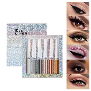 Nouveauté : Eyeliner magnétique <span class=keywords><strong>transparent</strong></span> à paillettes blanches minérales, résistant à l'eau, naturel, vente en gros, échantillon gratuit, fournisseur de marque privée - Product Image 2