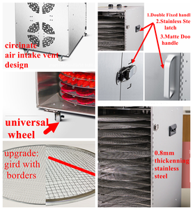ヘビーバオ豆乾燥機16トレイ食品乾燥機野菜果物乾燥機自動プレート回転式食品乾燥機 - Product Image 2