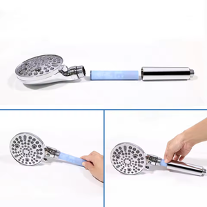 Moderno cabezal de ducha de mano multifunción con 10 funciones de pulverización, ecológico y con función de masaje para baño. - Product Image 3