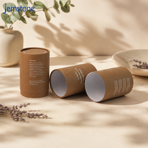 Tube en papier kraft recyclé de haute qualité, écologique et personnalisé, tube rigide rond en carton pour l'emballage de masques pour les yeux de luxe - Product Image 6
